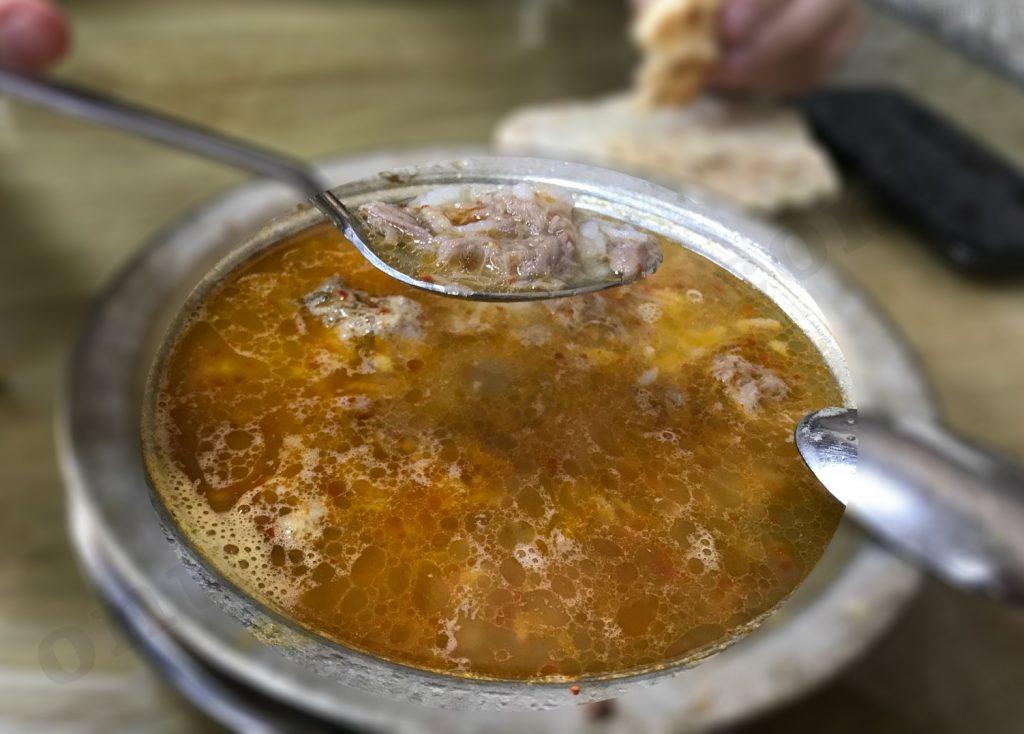 Metanet Beyran çorbasının görünüşü
